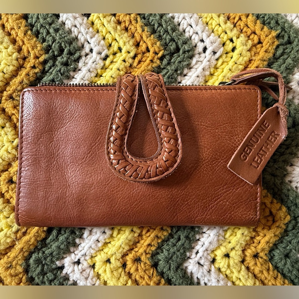 Brown Genuine Leather Women's Wallet